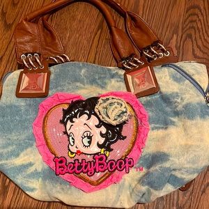 Y2K Betty Boop Large Jean Bag